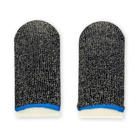 Brand New Mobile Gaming Finger Sleeves 2 Pack Anti-Sweat for FPS Games - Picture 4 of 8